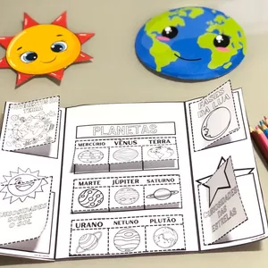 Imagem de capa para o Ebook *LAPBOOK DO SISTEMA SOLAR🌎🪐✨🚀*