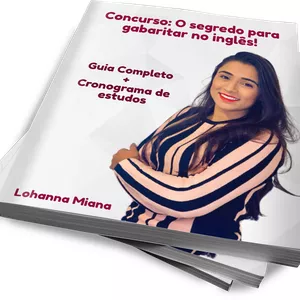 Imagem de capa para o Ebook Concurso: O segredo para gabaritar no inglês!