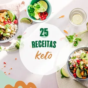 Imagem de capa para o Ebook 25 Recetas Keto para preparar en menos de 30 min