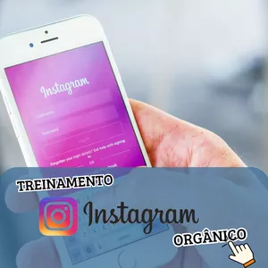 Imagem de capa para o Curso online Treinamento Instagram Orgânico