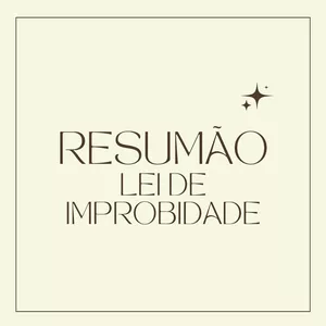 Imagem de capa para o Ebook RESUMO Lei de Improbidade Administrativa ATUALIZADA