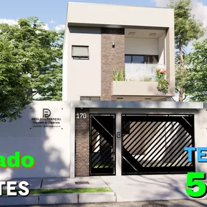 Imagem de capa para o Curso online Sobrado moderno com 2 suítes e varanda em terreno 5x15