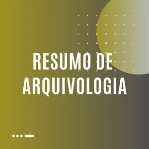Imagem de capa para o Curso online Resumo de Arquivologia