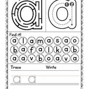 Cover image for Online course Alphabet Adventures: Tracing Fun for Little Learners, Kindergarten Alphabet Activities Centers Worksheets Crafts Perk Preschool Pre-K