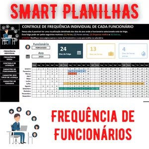 Imagem do curso Planilha de Frequência de Funcionários