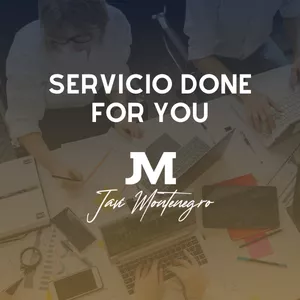 Imagen de portada para Curso online SERVICIO DONE FOR YOU 