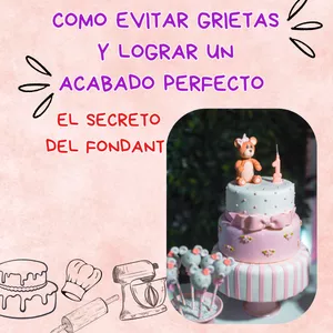 Imagen de portada para Ebook como evitar grietas y lograr un acabado perfecto en el fondant 