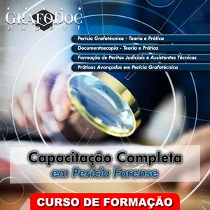 Imagem de Capacitação Completa em Perícia Forense criado por Grafodoc Expert na hotmart