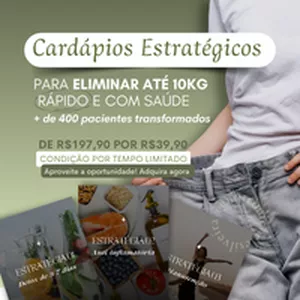 Imagem de capa para o Ebook Cardápios Estratégicos para Emagrecimento