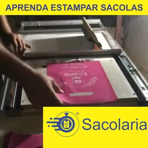 Imagem de capa para o Curso online Aprenda estampar Sacolas
