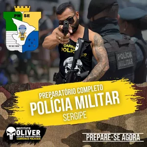 Imagem de capa para o Curso online 👮‍♂️Preparatório Completo POLÍCIA MILITAR do SERGIPE 👮‍♂️ PMSE  - Instituto Óliver