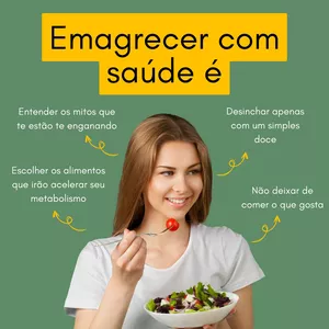 Imagem de capa para o Ebook Emagrecendo com saúde 