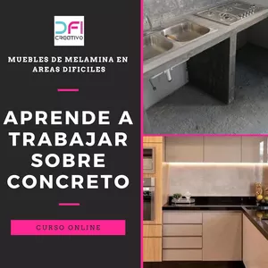 Imagen de portada para Curso online Muebles Empotrados o areas Dificiles - Fabricar Muebles bajo estructuras de Concreto