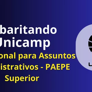 Gabaritando Unicamp - Profissional para Assuntos Administrativos - PAEPE