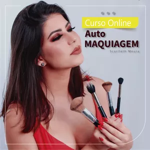 Imagem de capa para o Curso online CURSO ON-LINE DE AUTOMAQUIAGEM COM SCARLLETH MOURA 