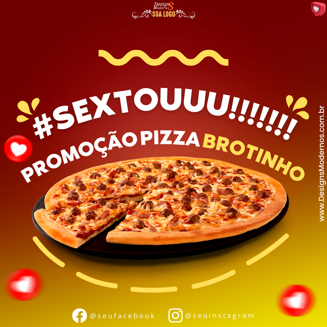 Pack de +1000 Artes Editáveis para Pizzaria no Canva, Photoshop e Corel  — imagem 2