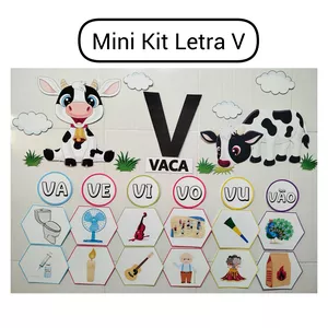 Imagem de capa para o Ebook Mini Kit Letra V