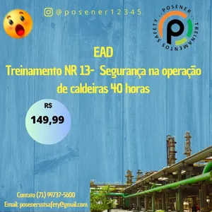 Imagem de capa para o Curso online O treinamento de segurança na operação de caldeiras