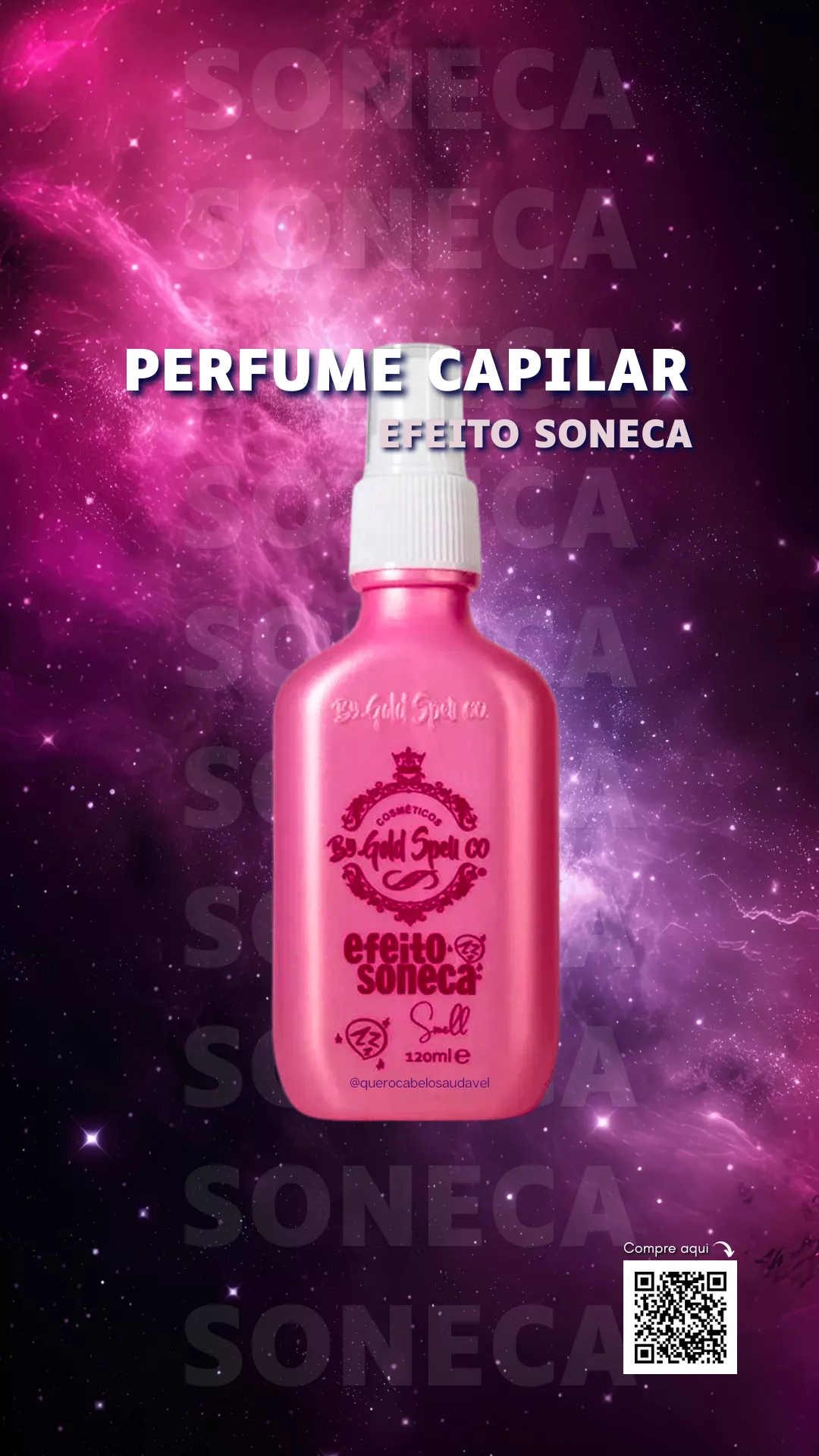 Perfume Capilar Smell Efeito Soneca Gold Spell