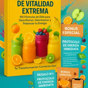 Imagen de portada para Ebook El Protocolo de Vitalidad Extrema – 155 Jugos Detox para Energía, Antiinflamación y Pérdida de Peso
