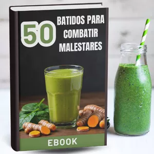 Imagen de portada para Curso online Ebook 50 Batidos Poderosos para Combatir Malestares