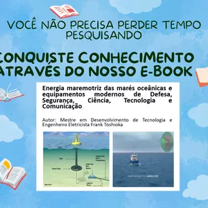 Imagem de capa para o Ebook Energia maremotriz das marés oceânicas e equipamentos modernos de Defesa, Segurança, Ciência, Tecnologia e Comunicação