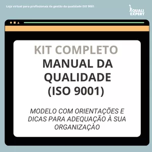 Imagem de capa para o Ebook Manual da Gestão da Qualidade  (ISO 9001:2015)