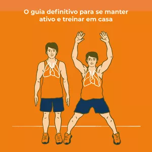 Imagem de capa para o Ebook O guia definitivo para se manter ativo e treinar em casa
