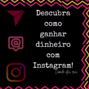 Imagem de capa para o Ebook Como ganhar dinheiro na internet com Instagram!