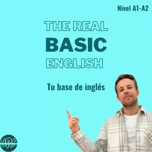 Imagen de portada para Curso online The Real Basic English (A1 - A2)
