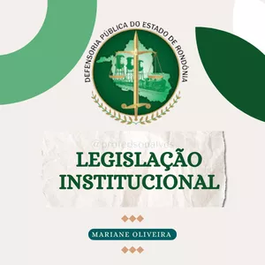 Imagem de capa para o Curso online Legislação Institucional