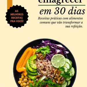 Imagem de capa para o Ebook 10 receitas para emagrecer em 30 dias