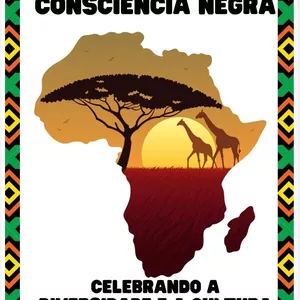 Imagem de capa para o Ebook Projeto consciência negra 