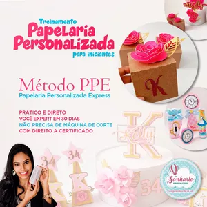 Curso TREINAMENTO DE PAPELARIA PERSONALIZADA para iniciantes
