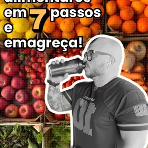 Imagem de capa para o Ebook EMAGREÇA! Melhore seus Hábitos Alimentares em 7 Passos e Emagreça.