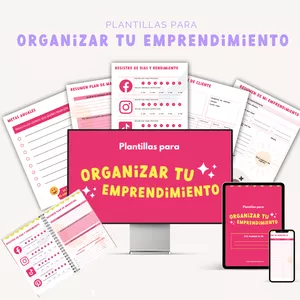 Imagen de portada para Ebook Planificador: Plantillas para "Organizar tu Emprendimiento"