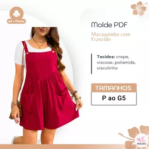 Imagem de capa para o Ebook MOLDE MACAQUINHO COM FRANZIDO