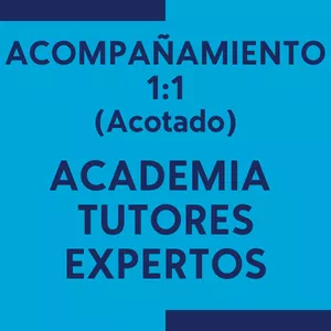 Imagen de portada para Curso online Acompañamiento 1:1 Academia Tutores Expertos (2m)