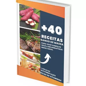 Imagem de capa para o Ebook Dietas Ganho de Massa 
