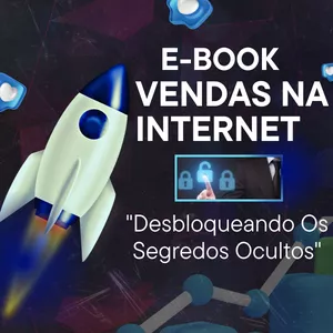 Imagem de capa para o Ebook Venda qualquer coisa nas redes sociais com esse e-book