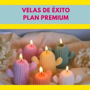 Imagen de portada para Ebook  Velas de Éxito: Tu Negocio Rentable desde Casa - Plan Premium