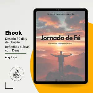 Imagem de capa para o Ebook Jornada de Fé - Desafio 30 dias de Oração