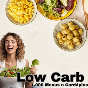Imagem de capa para o Curso online Dieta Low Carb e Receitas