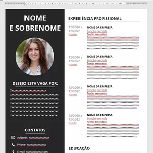 Imagem de capa para o Curso online Currículo 6 - Word