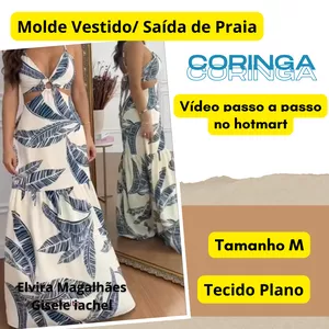 Imagem de capa para o Curso online Molde Vestido Saída de Praia - Coringa