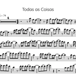 Imagem de capa para o Ebook Partitura Todas as Coisas - Flauta Solo - Fernandinho