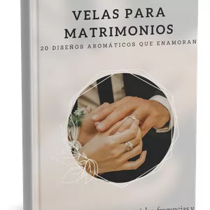 Imagen de portada para Curso online Kit de Recetas de Velas Artesanales para Matrimonios VIP