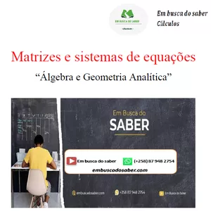 Imagem de capa para o Ebook Matrizes e sistemas de equações