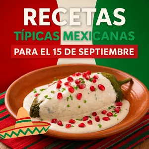 Imagen de portada para Ebook “Sabores Patrios: 20 Recetas Típicas Mexicanas para Festejar el 15 de Septiembre”