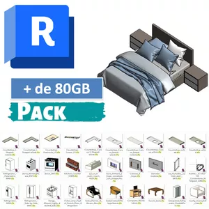 Imagem de capa para o Curso online PACK DE BLOCOS PREMIUM PARA REVIT 